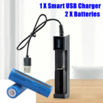 4 PCS 18650 Rechargeable Batteries + 2 PCS USB Charger Set For Flashlights Headlamp (US Logistics For USPS/DHL/Fedex/UPS. No designated logistics accepted TK/TMEU only For self-pickup - Image 19