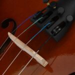 New 1/2 Acoustic Violin Case Bow Rosin Natural - Image 10