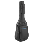 41 Inch 600D Oxford Cloth Acoustic Guitar Bag Black With Blue Line - Image 11