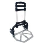 Portable Folding Collapsible Aluminum Cart Dolly Push Truck Trolley Black - Image 8