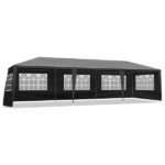 Same Code 52688135 10'x30' Outdoor Party Tent with 8 Removable Sidewalls, Waterproof Canopy Patio Wedding Gazebo Black - Image 5