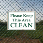 CIFbuy 1PC Kindly Maintain Cleanliness Reminder Vintage Metal Tin Sign, Sign, 12x8 Inch Classic 2D Flat Wall Art, Flat Wall Art, Hygiene Notice Decor ikTok, ikTok, D Flat Wall Art Self-etckup Logiopor - Image 2