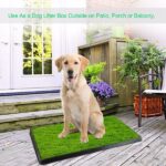 Dog Toilet Indoor Puppy Training Pad, Dog Potty Pet Training Grass Mat, Removable Waste Tray for Easier Clean Up, Artificial Turf, 25"×20" - Image 5