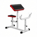 Heavy-Duty Red Vertical Leg Press Machine with Adjustable Leg, Back & Head Positions, 1" Standard Plate Compatible Strength Training Equipment - Image 2