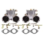 2X Carburetors Twin Choke Replacement for 45 DCOE Weber 152 4 Cyl 6 Cyl V8 Engines 19600.060 - Image 2