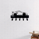 CIFbuy1-Piece Dazzling Racing Car Metal Key Holder: Artistic Wall-Mounted Hook with Ornamental Design | Key Chain Accessory & Decorative Sculpture.Key Hooks(TikTok/temu self-pickup orders) - Image 11