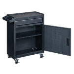 4 Drawstring Cabinet Steel Black Lock 330lb Instrument Cart Storage Room - Image 22