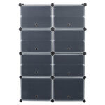 7-Tier Portable 28 Pair Shoe Rack Organizer 14 Grids Tower Shelf Storage Cabinet Stand Expandable for Heels, Boots, Slippers, Black - Image 10