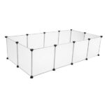 Pet Playpen, Portable Large Plastic Yard Fence Small Animals, Puppy Kennel Crate Fence Tent - Image 5
