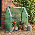 Mini Greenhouse with PE Cover, Indoor Outdoor Plant Gardening Green House for Garden Backyard, 36*18*33in, Green - Image 21