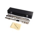 Nickel Plated C Closed Hole Concert Band Flute with E Key - Image 5
