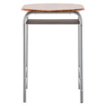 Same Code 35204938 Brown Wood Grain PVC Breakfast Table (One Table and Two Chairs) - Image 13