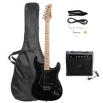 [Do Not Sell on Amazon] GST Stylish Electric Guitar Kit with Black Pickguard Black - Image 2