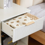 NightStand with One Drawer&Shelf White - Image 7