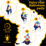 Replace 82852062 3.3 FT Halloween Inflatable Clown Broke Out from Window Outdoor Decorations, Scary Blow up Decor with Built-in LED Lights for Holiday Party Yard Lawn Garden Decor Indoor Outdoor - Image 18