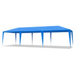 Same Code 50466833 10'x30' Outdoor Party Tent with 8 Removable Sidewalls, Waterproof Canopy Patio Wedding Gazebo, Blue - Image 8