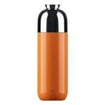 Fashion Titanium-Coated Tea Tumbler with Infuser, thermos cup 370ml orange