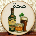 CIFbuy Vintage Irish Pub Round Metal Sign 8x12 Inch Rustic Irish Whiskey Tin Plaque Retro Wall Art Bar Home Decor TikTok, TikTok, r Self-pickup Logiopics - Image 2
