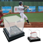 UV Protected Acrylic Baseball Display Case Clear Ball Boxes Memorabilia Showcase tk/temu self-pickup orders - Image 11