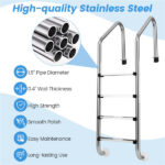 Stainless Steel Swimming Pool Ladder - Image 5