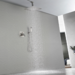 16" High Pressure Rain Shower Head, Ultra-Thin Showerhead 304 Stainless Steel Waterfall Shower with Self-Clean Nozzles, Full Body Covering - Image 6