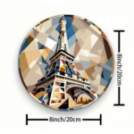 CIFbuy 2D Flat Circular Tinplate Metal Sign 7.87x7.87 Inch No-Cost Wall Art Decorative Iron Sign For Home Garage Cafe Room Decoration TikTok, TikTok, Self-pickup Logiopics - Image 12
