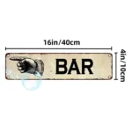 CIFbuy Aluminum UV Printed Vintage Sign Waterproof Dustproof Metal Plaque Home Garage Cafe Restaurant Bar Multi Use Decor (TikTok, temu pick-up service) - Image 2