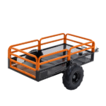 1500LBS Capacity 15 Cubic Feet Dump Cart Trailer, Heavy Duty Tow Behind Hauling & Dumping Wagon for ATV, UTV, Lawn Tractor and Garden Use - Image 2