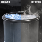 XXL Ice Bath Tub 102 GL cold plunge tub Portable Plunge Pool multi-level portable bathtub for Outdoor Gym Treatments, Foldable Basin - Image 6