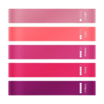 Set of 5 Resistance Exercise Loop Bands Fitness Yoga Resistance Band TPE Pink (US Logistics only For USPS.TK/TMEU only For self-pickup) - Image 2