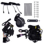 UTV Turn Signal Kit w/ 110D Horn Street Legal Rocker Switch Triangle LED Lights Replacement for Polaris, Can-Am, Teryx, CFMoto - Image 3