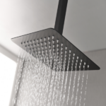 High Pressure Rain Shower Head, Ultra-Thin Showerhead 304 Stainless Steel Waterfall Shower with Self-Clean Nozzles, Full Body Covering - Image 4