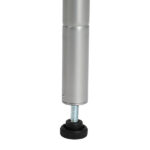 XM-304B Rectangle Carbon Steel Metal Assembly 5-Shelf Storage Rack Silver Gray - Image 20