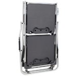 Foldable Aluminum Camping Kitchen Table Heat Resistant Tabletop Detachable Lamper , 4 Foldable Side Trays Mesh Storage Rack Hanging Hooks 154lbs Load Capacity with Carry Handle for Camp Tailgate RV Picnic--Silver - Image 8