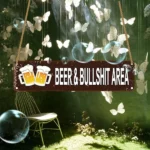 CIFbuy Farmhouse Wooden Sign Beer And Blather Zone Wall Decor For Park Community Farmhouse Home Commercial (TikTok, temu pick-up service) - Image 6