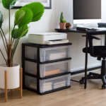 3-Drawer Wide Plastic Storage Drawer, Black, Set of 2 (Shipment from Walmart) - Image 5