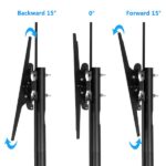 TSY 1600 32-70" TV Mobile Cart Weight Bearing 60kg Maximum VESA 400*600 Up and Down Adjustable 15° with Pulley Tray Camera Bracket - Image 5