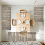 Three-piece kitchen rug set, non-slip and washable, abstract pattern kitchen hallway rug, soft and comfortable, suitable for sinks, floors, entrances, hallways and bathrooms. - Image 12
