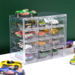 Clear Acrylic Display Case Storage Box Hold 12 Toy Cars For 1/64 Scale Model Car(tk/temu self-pickup orders) - Image 15