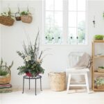 4 Plant Shelves with 4-1 Round Pattern in Black Baking Paint (Yh-Cj009) - Image 12