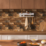 10 PCS 3D Wall Brick Self Adhesive Removable Wallpaper 11.8 x 11.8 Inch Wallpaper Brick Breakaway Wall Decals Vintage Faux Brick Wallpaper Brown for Fireplace Kitchen Backsplash - Image 5