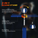 Speed Punching Bag/Speed Bag Boxing Bag Stand - Image 3