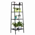 Large Walk-In Greenhouse with PE Cover, 12-Shelf Indoor Outdoor Garden Plant Shelves, Roll-Up Door & Side Windows, 56"x85"x77" (Shipment from Walmart) - Image 15