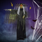 6ft Witch Halloween Standing Decoration - Image 8
