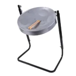16 Inch Silver Blue Handmade Trinidad Drum G Major Alloy Steel Pan Percussion Kit with Adjustable Z Stand for Kids Beginners - Image 4