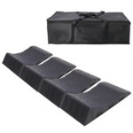 4PACK Tire Saver Ramps,Car Tire Wheel Ramps,Anti-Slip Hard Plastic Design,With Carry Bag,Black - Image 7