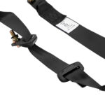 2pcs Seat Belt 3 Point Universal Retractable Safety Belt Black - Image 2
