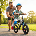 Toddler Balance Bike for 2-5 Years - Adjustable Height, 6.3LBS Lightweight & 11" Foam Tires-Black - Image 8