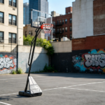 Outdoor Portable Basketball Hoop 8-10ft Adjustable Goal with 47 Inch Shatterproof Backboard Hand-Crank Lift for Basketball Court - Image 5