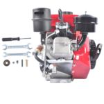 3HP 4-stroke Heavy Duty Single Cylinder Diesel Motor Engine 196CC/2200W (Red) - Image 3